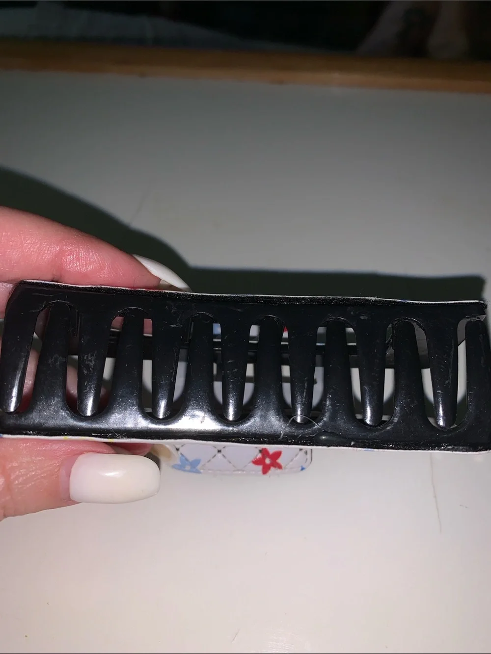 Monogram claw Hair Clip